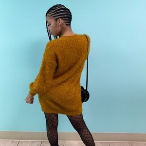 Mustard Sweater Dress